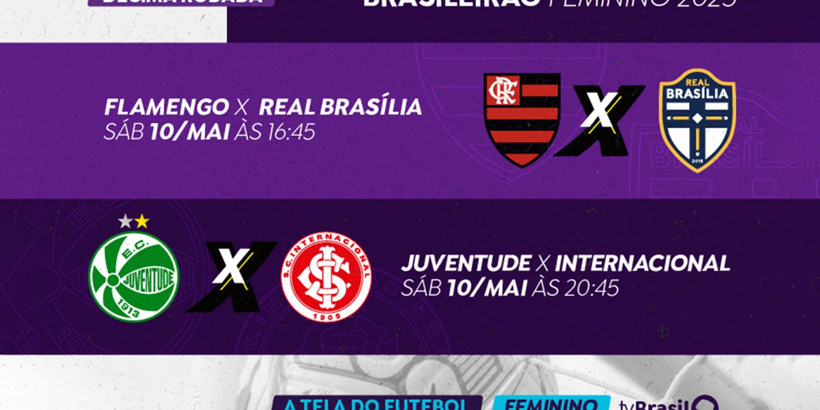 tv-brasil-transmite-duas-partidas-do-brasileirao-feminino-neste-sabado